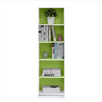 Furinno Étagère de rangement réversible 5 cubes pour livres, ouverte, horizontale ou verticale