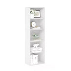 Furinno Étagère de rangement réversible 5 cubes pour livres, ouverte, horizontale ou verticale