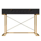 CLIHOME 42-in Modern/Contemporary Console Table, Writing Desk with 2 Drawers