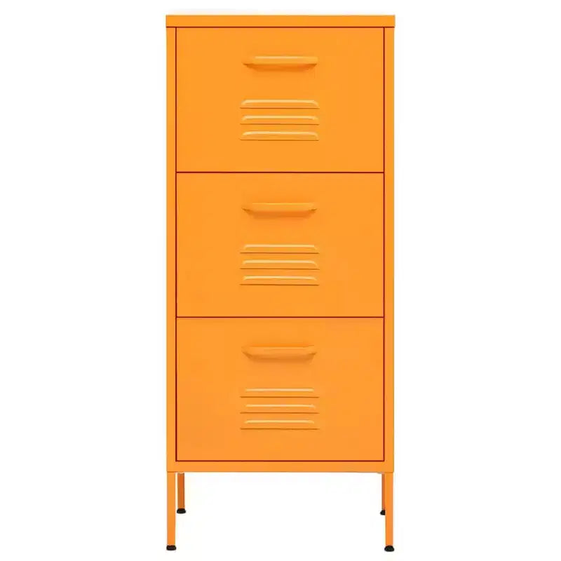 vidaXL Storage Cabinet Mustard Yellow 16.7x13.8x40 Steel