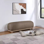 Meridian Furniture, Banc Calum en tissu chenille