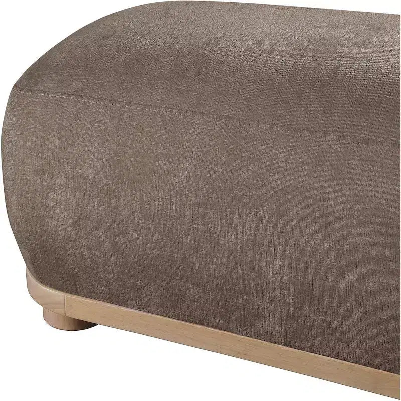 Meridian Furniture, Banc Calum en tissu chenille