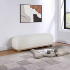 Meridian Furniture, Banc Calum en tissu chenille