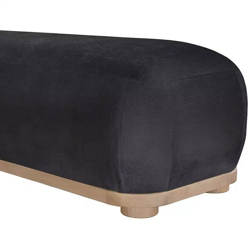 Meridian Furniture, Banc Calum en tissu chenille