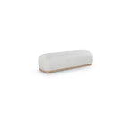 Meridian Furniture, Banc Calum en tissu chenille