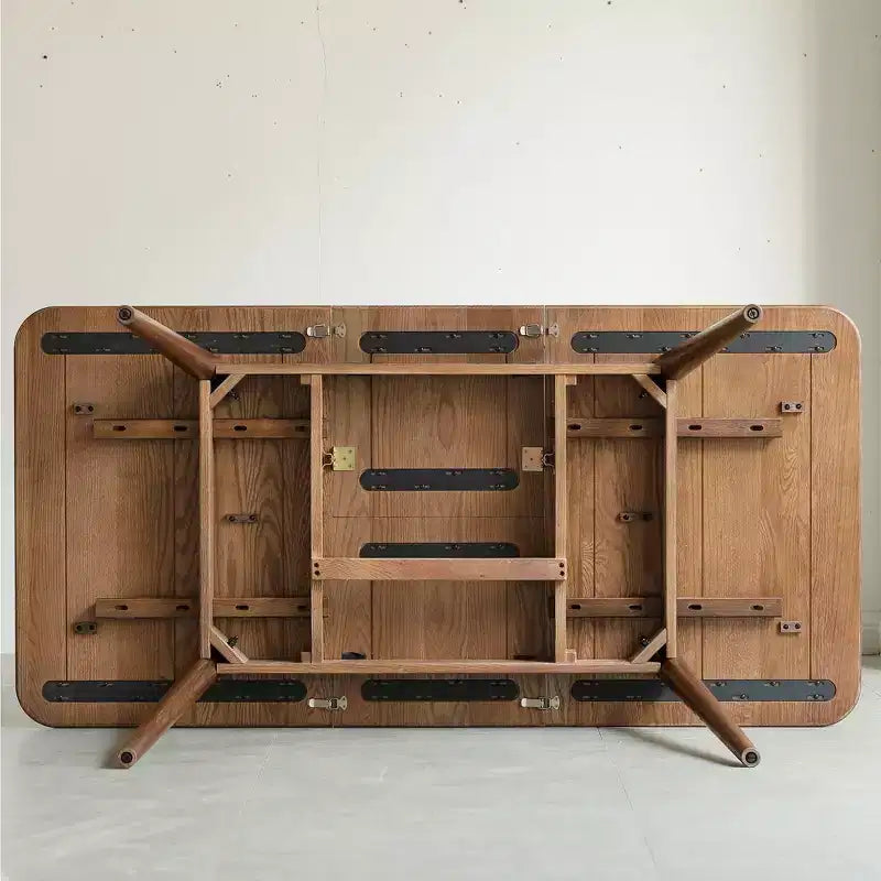Table de salle à manger en bois moderne et minimaliste Okak pour cuisine et salle à manger