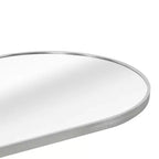 Miroir de sol Whisen 63x20 pouces en forme de pilule, design incassable