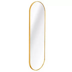 Miroir de sol Whisen 63x20 pouces en forme de pilule, design incassable