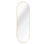 Miroir de sol Whisen 63x20 pouces en forme de pilule, design incassable