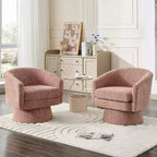 Fauteuil pivotant, fauteuil de lecture pivotant en chenille à 360°, fauteuil de salon moderne avec espace de rangement pour salon et chambre à coucher