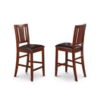 HomeStock Ensemble Table de Pub Belmont – Table de Bar et Tabourets de Cuisine