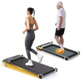 Akluer Walking Pad with Incline, 2-in-1 Under Desk Treadmill and Shiatsu Foot Massager Quiet 2.5HP Portable Treadmill for Home Office with LED Display