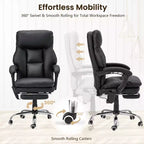 Chaise de bureau EROMMY avec 6 points de vibration, réglable en hauteur et en inclinaison