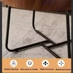 Nesting Coffee Table Set of 2 - Round Mid-Century Modern Tables for Living Room & Bedroom