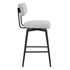Chaises de bar pivotantes hauteur comptoir Spruce&Spring avec cadre en métal – Lot de 2