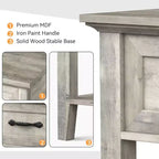 GustoWave Nightstands End Table with Drawer, Side Table for Spaces, 2 Tiers Storage Shelves with Dresser, Bedside Table
