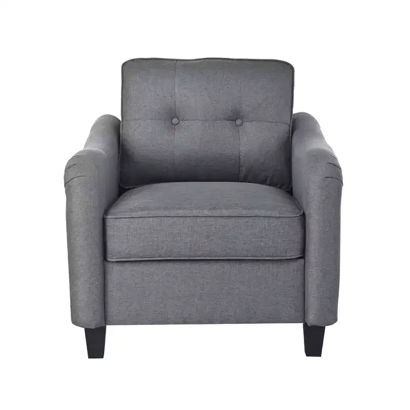 Ensemble de canapés capitonnés en tissu GDFStudio McLarnan contemporains 3 pièces