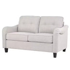 Ensemble de canapés capitonnés en tissu GDFStudio McLarnan contemporains 3 pièces