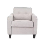 Ensemble de canapés capitonnés en tissu GDFStudio McLarnan contemporains 3 pièces