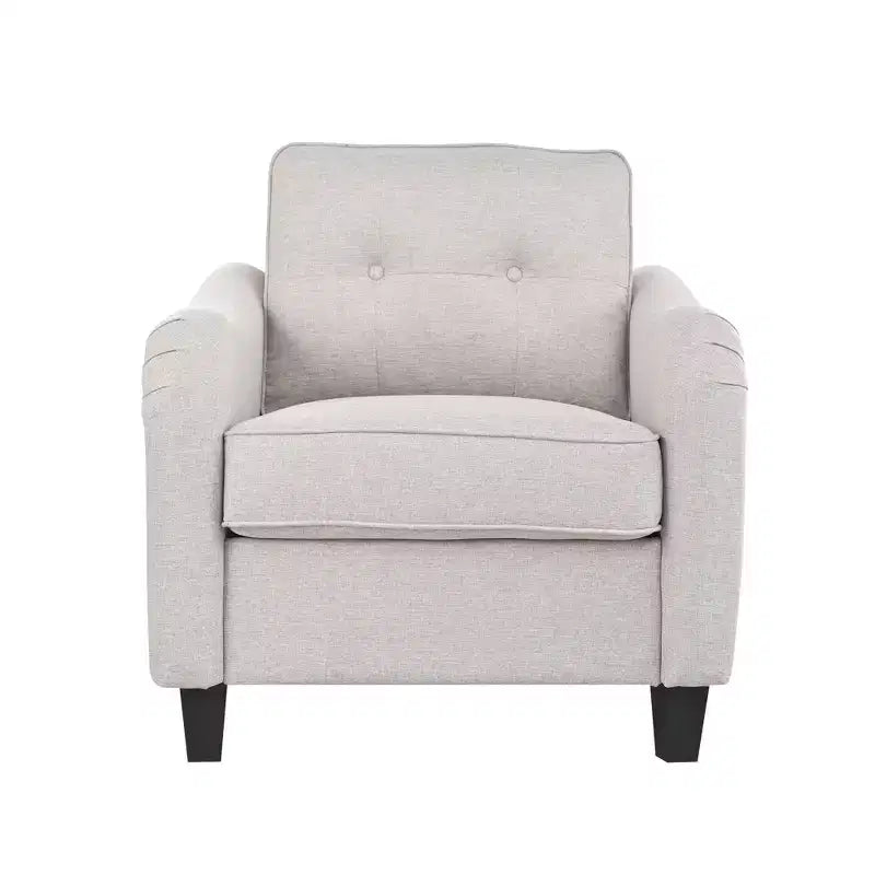 Ensemble de canapés capitonnés en tissu GDFStudio McLarnan contemporains 3 pièces
