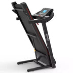 Tapis de course pliable avec inclinaison manuelle, 5 écrans et capacité de 113 kg