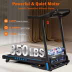 Tapis de course pliable Whisen Home avec plateforme rembourrée