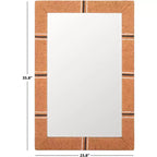 Salra Mirror - 23.82 x 35.8 - MRR9018 - Natural - Safavieh
