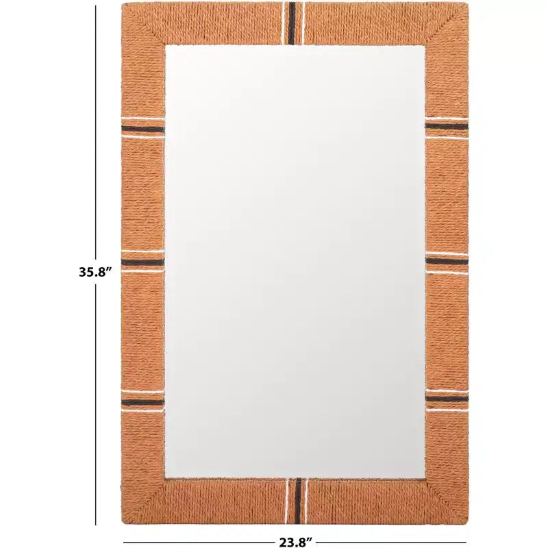 Salra Mirror - 23.82 x 35.8 - MRR9018 - Natural - Safavieh