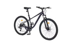 Vélo tout-terrain 27,5 pouces, 8 vitesses, pour hommes, femmes, garçons et filles, suspension avant, cadre en acier