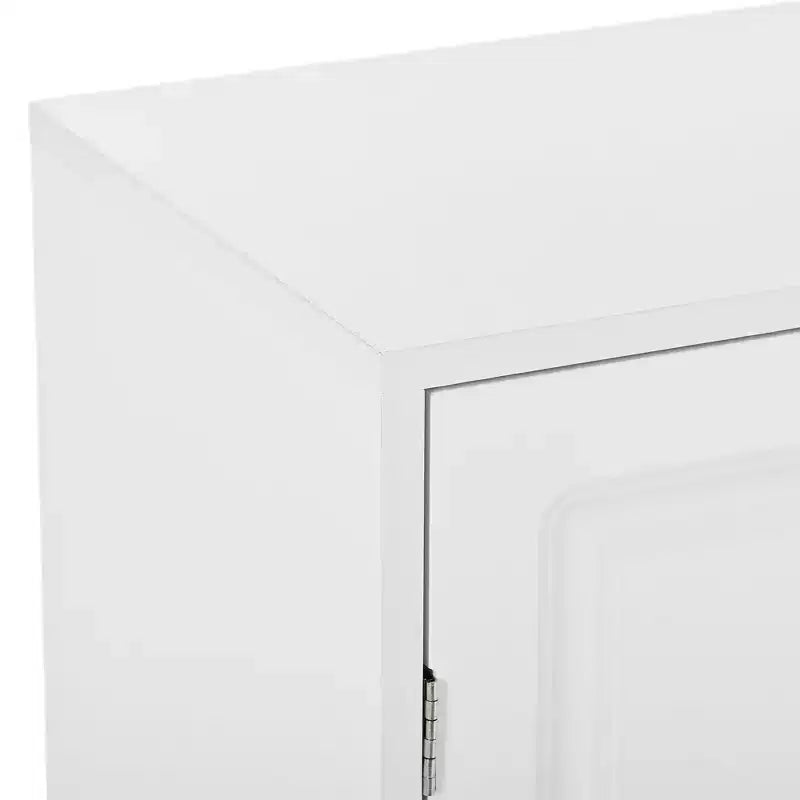 Meuble à chaussures Okak, Meuble de rangement avec 4 portes, 1 tiroir et étagères réglables, Meuble d'entrée pour Entrée, Salon