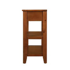 Hostack Table console de 106,7 cm avec 2 tiroirs de rangement et 2 étagères pour salon et salle à manger, marron