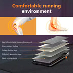 Tapis de marche KERDOM Under Desk, tapis roulant portable pour la maison et le bureau, tapis de marche 2 en 1 avec télécommande, capacité de 158 kg, tapis de course 2,5 CV avec LED