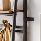 4-in-1 Hall Tree with Bench and Shoe Storage, Entryway Coat Rack with Hooks, Shelf, and Metal Frame Organizer