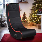 Chaise de jeu pliable GDFStudio Claudia Bluetooth avec haut-parleurs intégrés