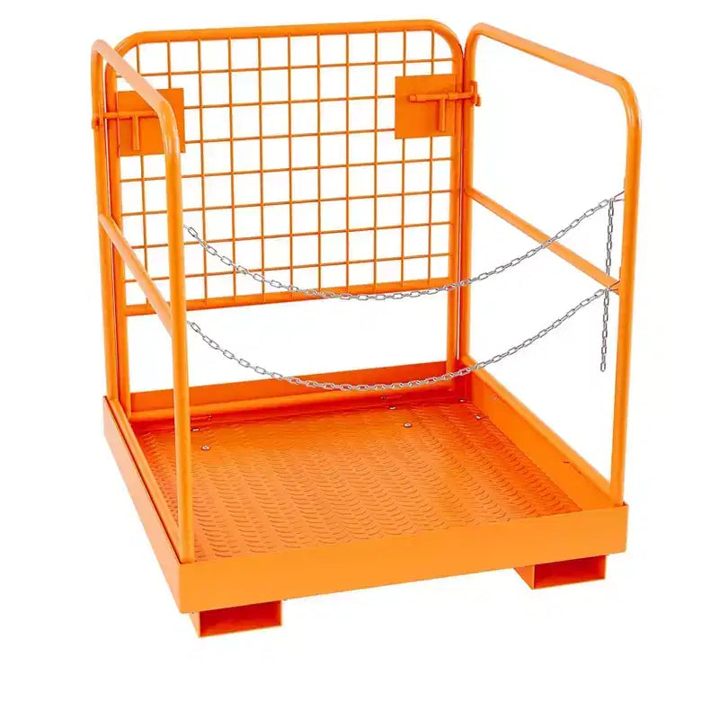 Forklift Safety Cage, Forklift Man Basket - 36''x36'' Heavy Duty 1200Lbs Capacity Work Platform for Aerial Jobs