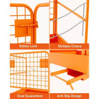 Nacelle de sécurité pour chariot élévateur, panier de travail pour chariot élévateur - Plate-forme de travail robuste de 91x91 cm, capacité de 544 kg pour travaux aériens