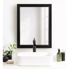 Miroir mural rectangulaire de salle de bain Kate and Laurel Monetta