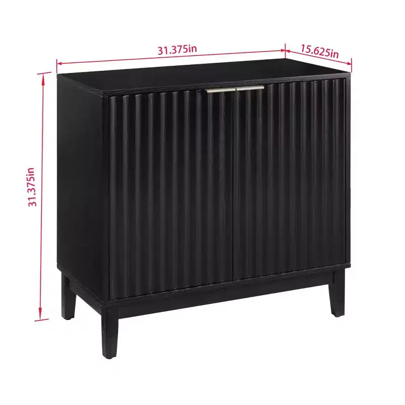 Meuble de rangement moderne Okak, meuble d'entrée à 2 portes, meuble décoratif pour le salon, le bureau, l'entrée