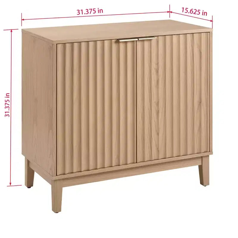 Meuble de rangement moderne Okak, meuble d'entrée à 2 portes, meuble décoratif pour le salon, le bureau, l'entrée