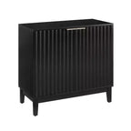 Meuble de rangement moderne Okak, meuble d'entrée à 2 portes, meuble décoratif pour le salon, le bureau, l'entrée