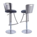 Chintaly Imports,Metal-Back Adjustable Height Stool