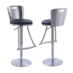 Chintaly Imports,Metal-Back Adjustable Height Stool