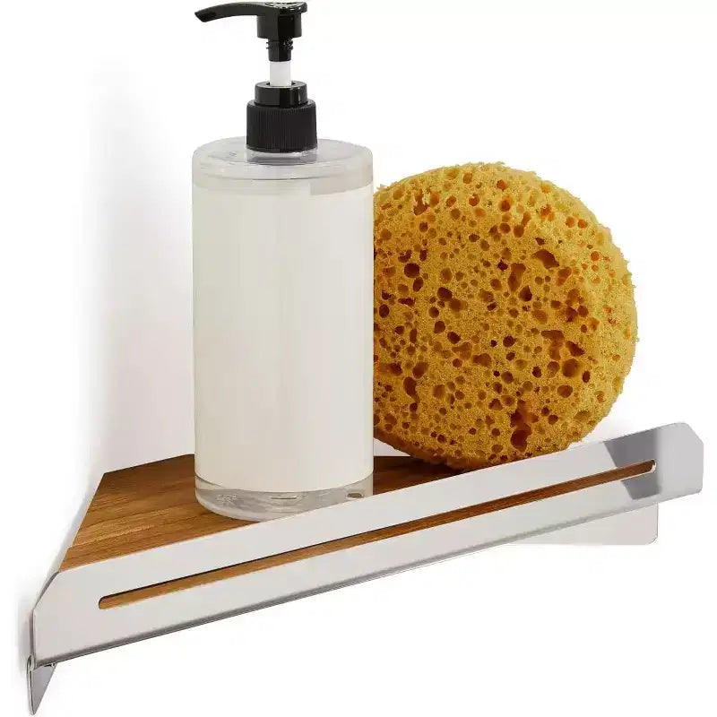 Seachrome Floating Corner Shower Shelf