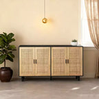 Homy Casa Modern Arched Storage Cabinet with Adjustable Shelves for Bedroom, Living Room, or Hallway, White