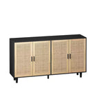 Homy Casa Meuble de Rangement Moderne à Arc avec Étagères Réglables pour Chambre, Salon ou Couloir, Blanc