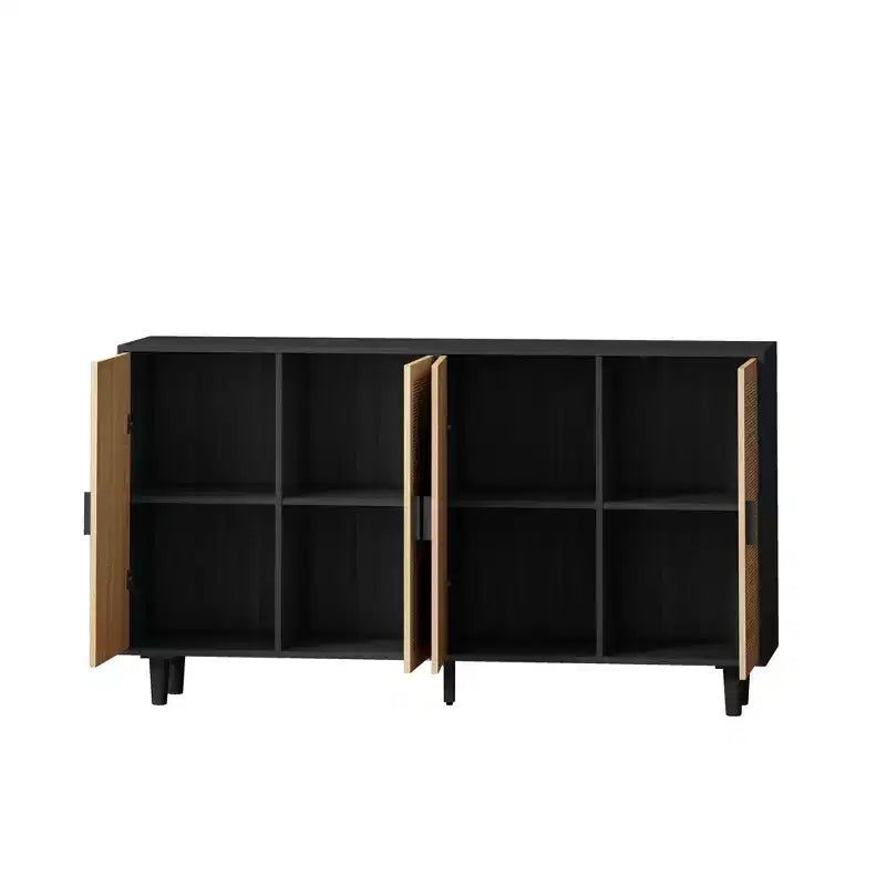 Homy Casa Meuble de Rangement Moderne à Arc avec Étagères Réglables pour Chambre, Salon ou Couloir, Blanc