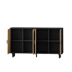 Homy Casa Meuble de Rangement Moderne à Arc avec Étagères Réglables pour Chambre, Salon ou Couloir, Blanc