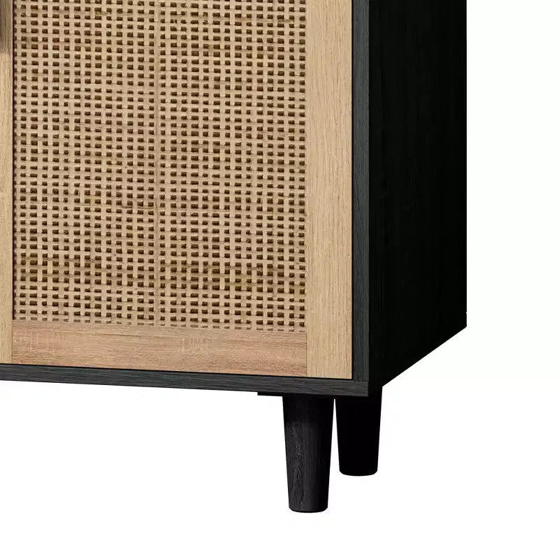 Homy Casa Meuble de Rangement Moderne à Arc avec Étagères Réglables pour Chambre, Salon ou Couloir, Blanc