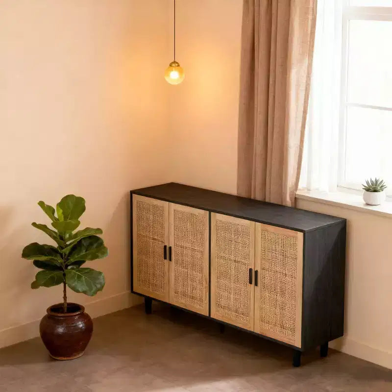 Homy Casa Meuble de Rangement Moderne à Arc avec Étagères Réglables pour Chambre, Salon ou Couloir, Blanc
