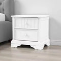 Royal Hampton Nightstand 2 Drawers w Round Knobs, 24 Inch